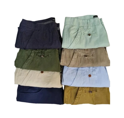 Capri Pants - Cotton Lycra, Small-XXL Size, Calf-Length, Available in Many Different Colors - Breathable, Machine Washable, Plain Design for Summer Casual Wear