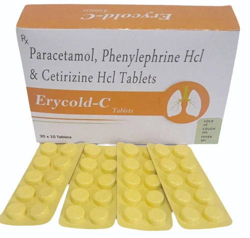 Cetirizine Phenylephrine Paracetamol Tablets