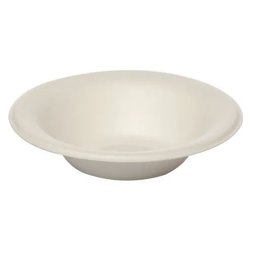 White Color Round Shape Disposable Bowls For Party And Events