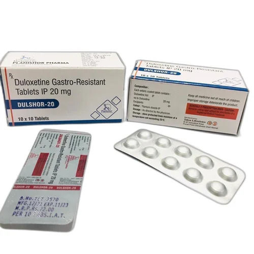 Duloxetine 20 Mg Pharmaceutical Tablets