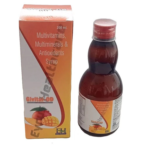 Givital- OD Multi-Vitamin Syrup, Pack Size 200 ml