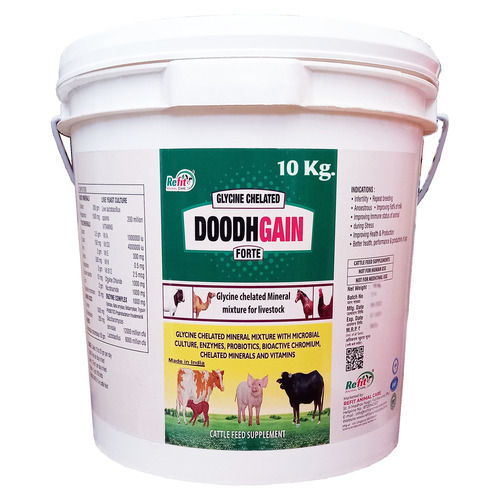 Glycine Chelated Mineral Mixture For Cattle and Poulty Doodh-Gain 10 Kg