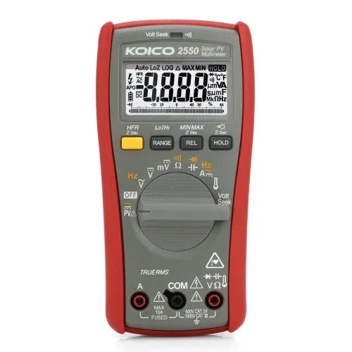 Handheld Digital Solar PV Multimeter