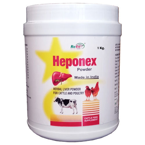 Herbal Liver Powder For Cattle and Poultry Heponex Powder 1 Kg