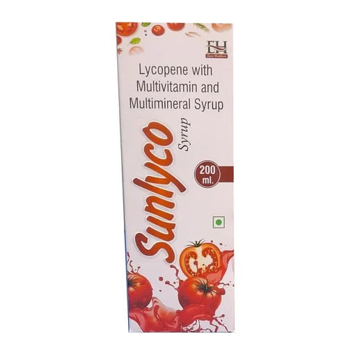 Lycopene Multivitamin Syrup, Packaging Size 200 ml
