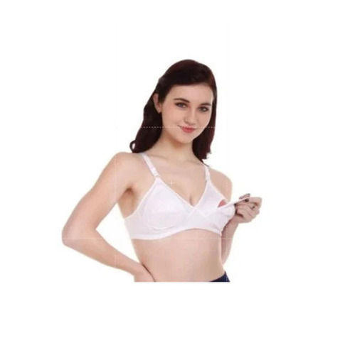 Daily Wear Skin-friendly Regular Fit 3/4th Coverage Plain Cotton Non-padded Ladies Maternity Bra