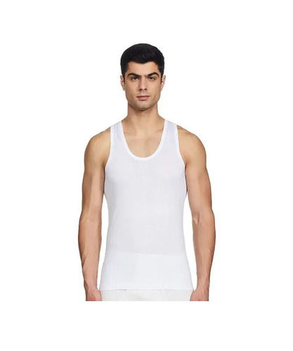 Daily Wear Skin-friendly U Neck Sleeveless Breathable Plain Mens Cotton ...