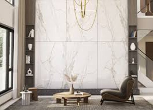 Elegant Designer Wall Tiles - Rectangular Arabescato, Multi Color, Acid-Resistant, Embossed Surface