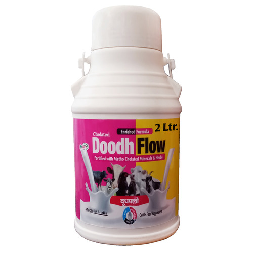 Tripple Strength Calcium For Cattle Doodh-Flow 2 Ltr