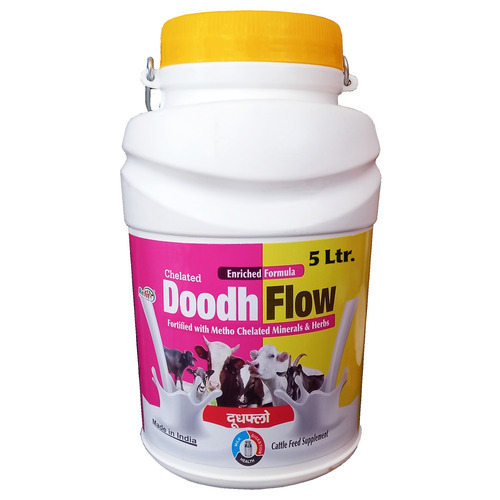 Tripple Strength Calcium For Cattle Doodh-Flow 5 Ltr