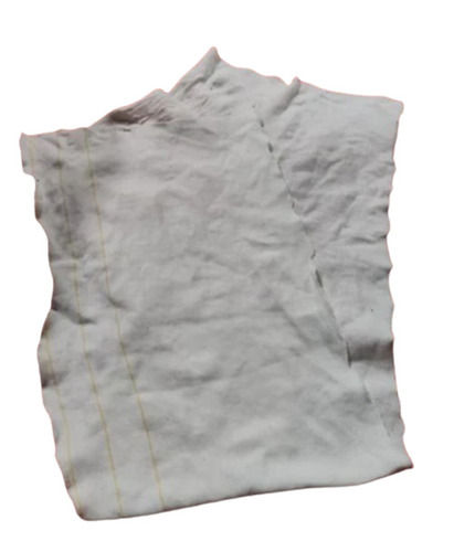 White Color Cotton Waste Cloth For Cleaning Purpose