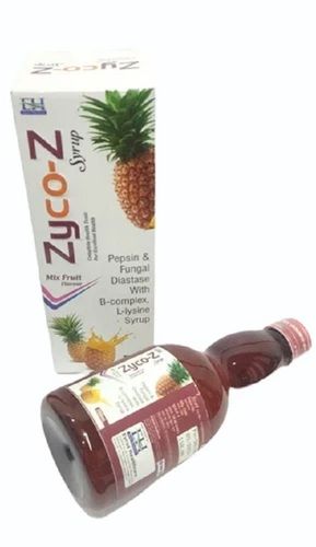 Zyco Z Syrup Fungal Diastase B-Complex L-lysine & Pepsin Syrup