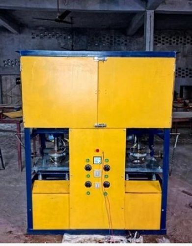 Automatic Thali Making Machine - Low Noise Operation, High Efficiency, Yellow Color, Timely Delivery with Quality Testing