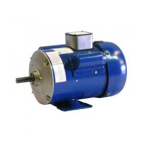 Blue Single Phase Electric Motor, 1000 RPM