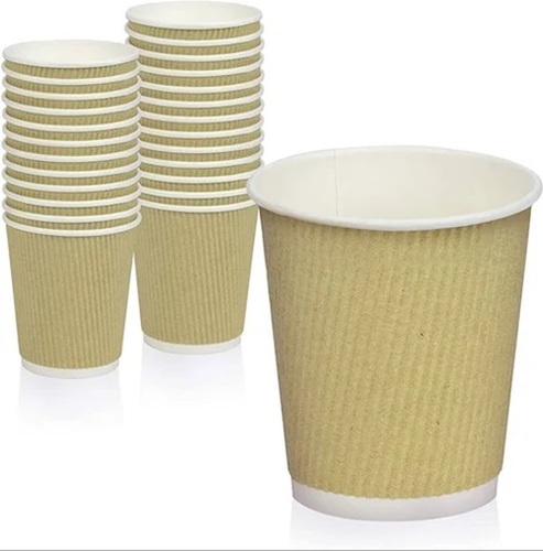 Leakage Proof And Eco Friendly Brown Ripple Paper Cup at Best Price in ...