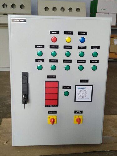 Control Panel Board - Premium Quality Mild Steel, Grey Color | Semi Automatic, Manual & Automatic Functionality, 440V/380V/220V Voltage