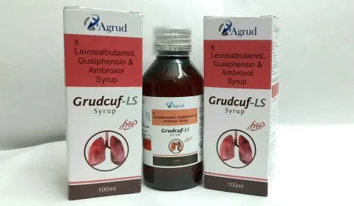 GRUDCUF-LS Levosalbutamol Ambroxol Guaiphenesin Syrup