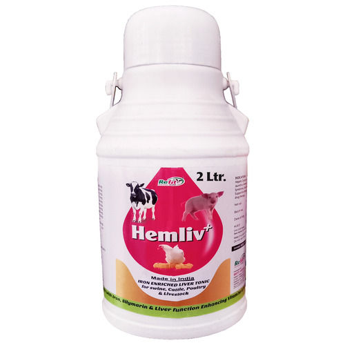 Liver Tonic With Iron For Cattle and Poultry Hemliv+ 2 Ltr