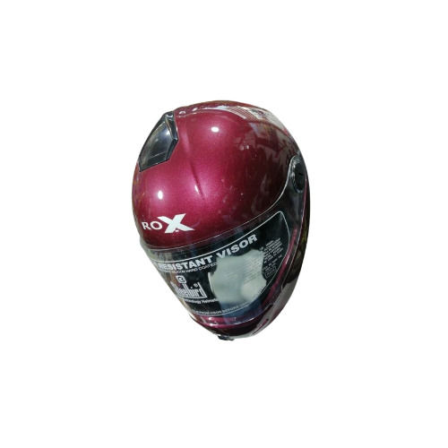 Plain Full Face Locking Motorcycle Helmet