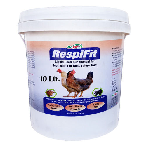 10 Ltr. Respifit Tonic For CRD Disease in Poultry And Cattle