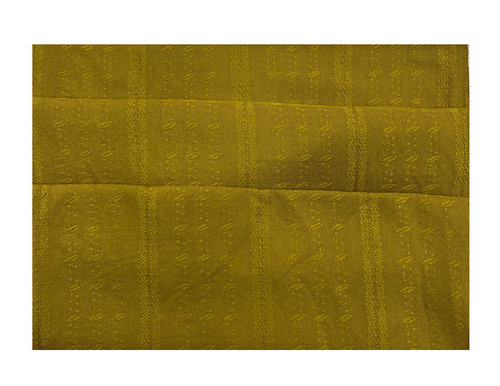Dobby Fabric - 140 GSM Standard Size Mustard Color | Washable Quick Dry Tear-Resistant Plain Texture