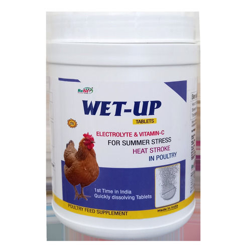 Electrolyte and Vitamin-C Tablets For Poultry Wet-Up 1 Kg