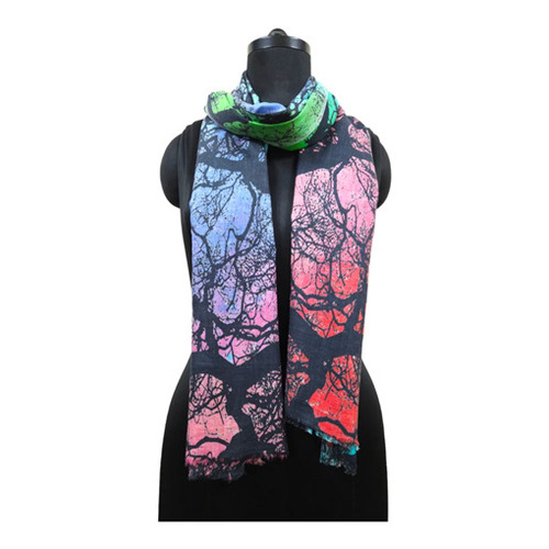 Ladies Cotton Stoles - 70 x 200 cm | Extremely Warm Lightweight Breathable & Skin-Friendly Machine Washable Fade & Wrinkle Resistant