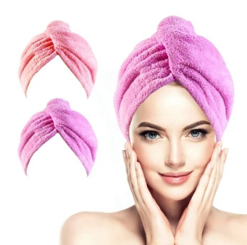 Multi Color Plain Pattern Ladies Microfibre Headwrap