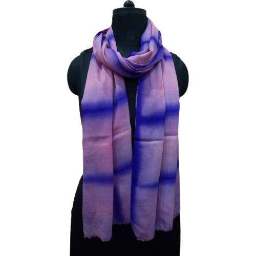 Purple Woolen Stoles - 70cm X 200cm, Extremely Warm, Lightweight, Skin-Friendly, Machine Washable, Breathable, Fade & Wrinkle Resistant for Adults