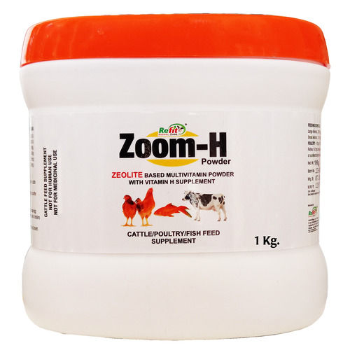 Zeolite Based Multivitamin Powder For Cattle Poultry and Aqua Zoom-H 1 Kg