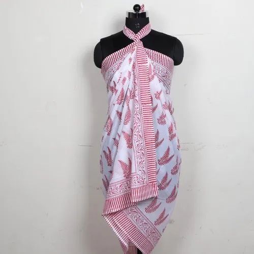 100% Cotton beach sarong Feature Breathable