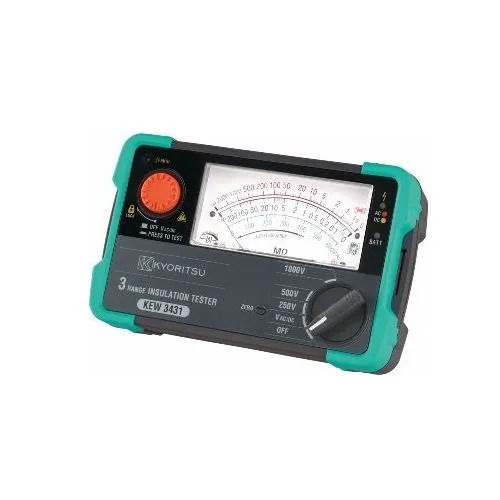 Industrial Portable Analog Insulation Tester, KEW 3431