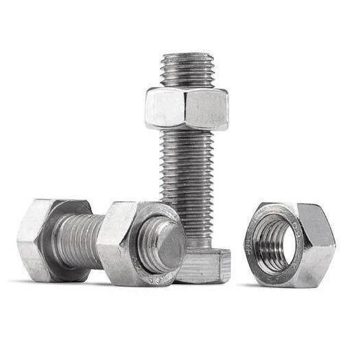 Round Full Threaded MS Nut And Bolt