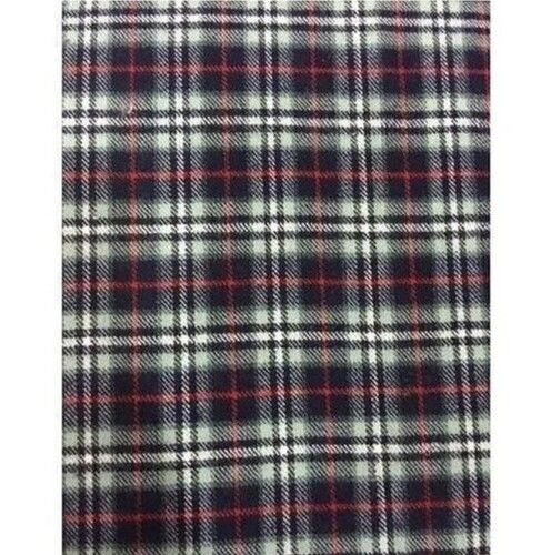 Multi Color Acrylic Check Cashmilon Fabric For Garments Making