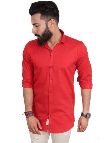 Full Sleeve Plain Boys Shirt