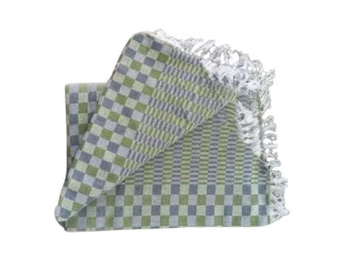 Grey Color Check Pattern Cotton Kitchen Napkin For Home