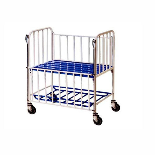 Impeccable Finish Stainless Steel Infant Bed