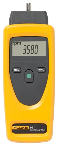 Industrial Digital Handheld Tachometer 931 - Color: Yellow