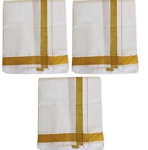 Mens Border Cotton Dhoti