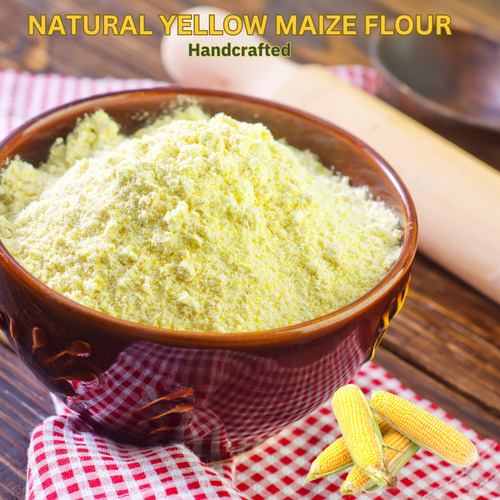 Natural Yellow Maize Flour - Additives: No