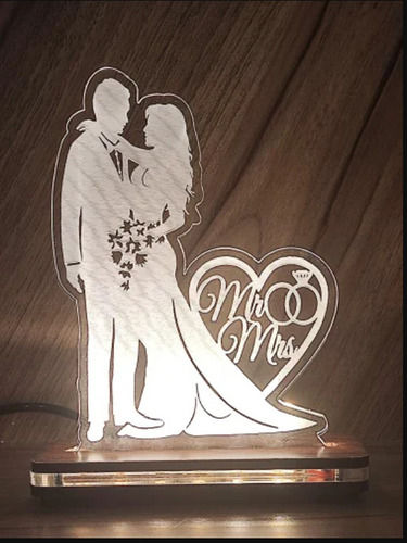 Couple Gifting Acrylic 3D LED Night Lamp