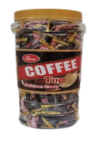Coffee Top Delicious Candies - Flavor: Coffee Shape: Rectangular Color: Brown | Pack Size: 200 Pieces Shelf Life: 12 Months