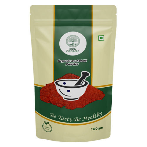 Ikon Organic Red Chilli Powder 100Gm - Grade: Food Grade