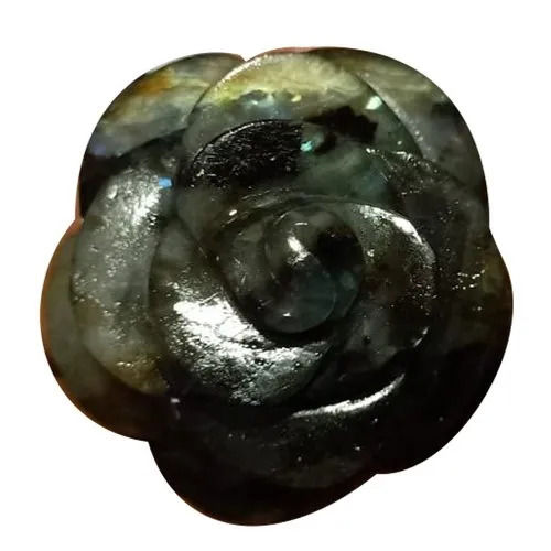 Fancy Labradorite Rose Cut Stone For Decorations