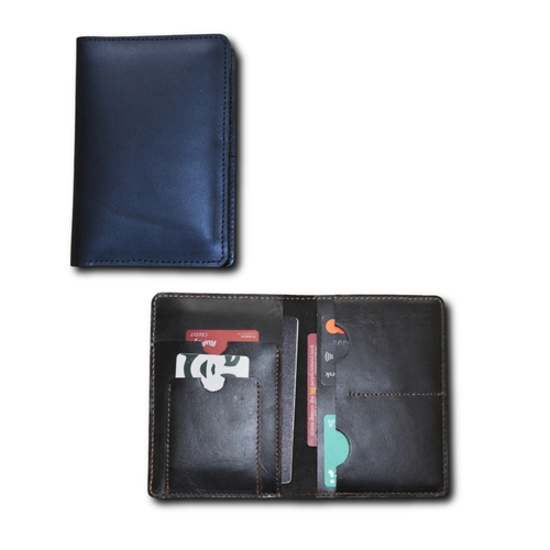 Leather Card And Passport Holder