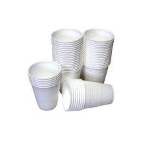 White Event Sugarcane Bagasse Disposable Glass