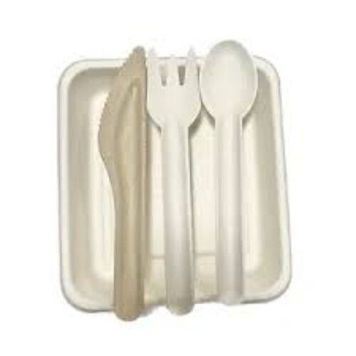 Ivory Natural Sugarcane Bagasse Disposable Spoon