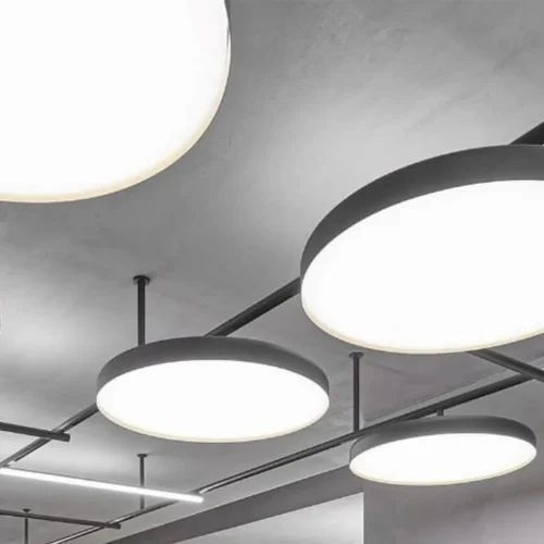 Pvc Material 220 Voltage Led Round Ceiling Lights