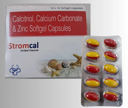 Stromcal (Calcitriol Calcium Carbonate And Zinc Softgel Capsules)