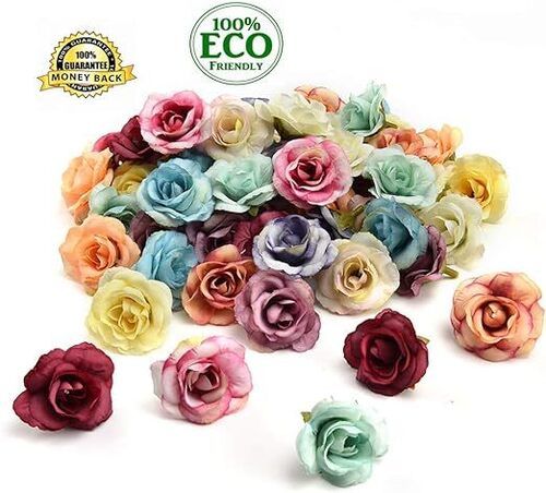 Artificial Silk Flower Heads For Decoration